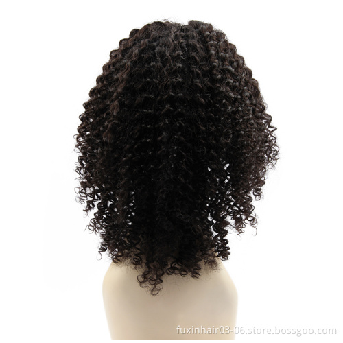 Afro kinky curly lace front human hair wig 360 full lace wig 100% remy brazilian human hair for black women